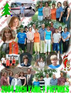 Dru's Christmas letter picture page