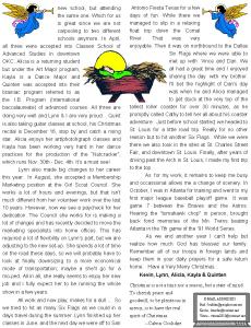 Zoch Family Christmas Letter Page 3